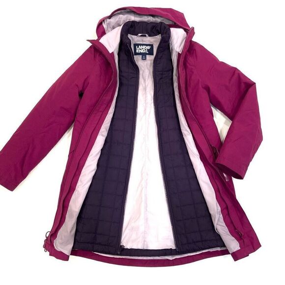 LANDSā END 3 in 1 Squall LongāJacket (Sz 6/8) - Picture 12 of 12